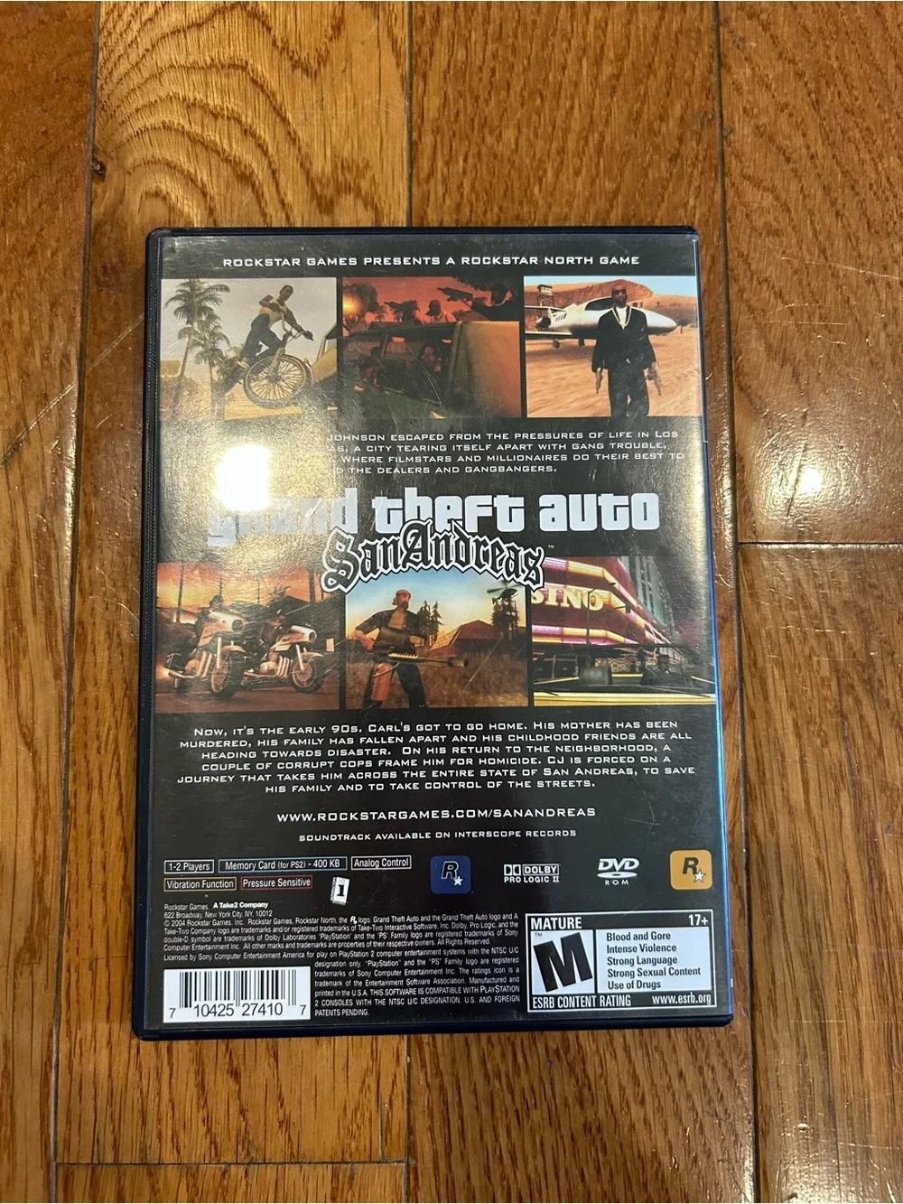 Grand Theft Auto San Andreas (PlayStation 2, 2004) - PS2 Game